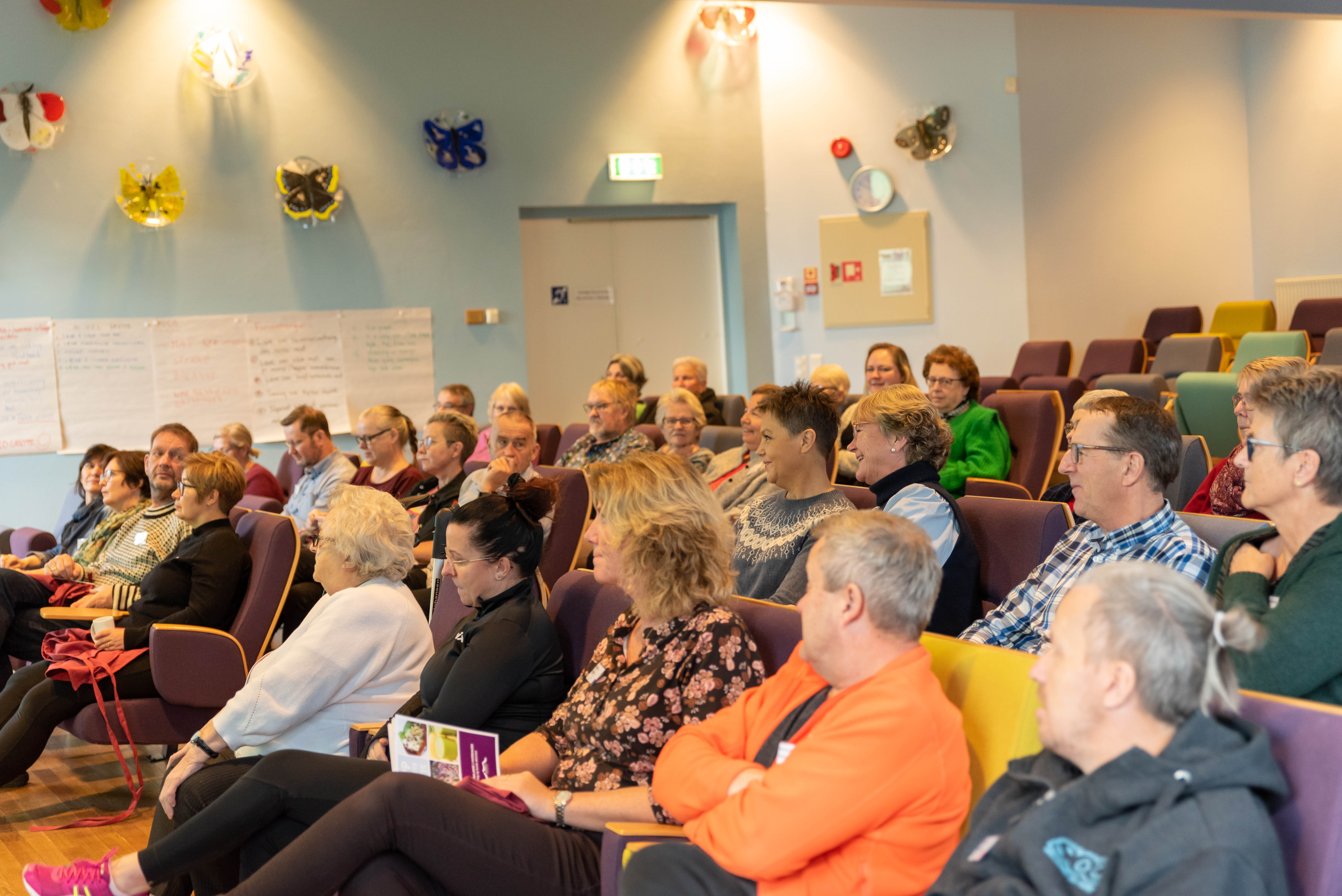 Kursdeltakere i auditoriet