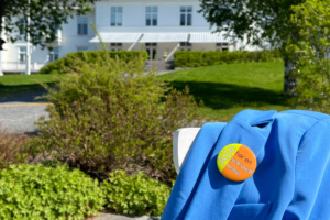 Button med tekst "Alle har en seksuell helse