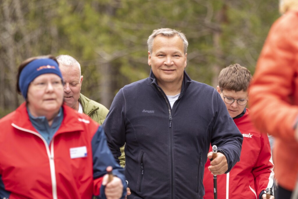 Stavgang med kursdeltakere